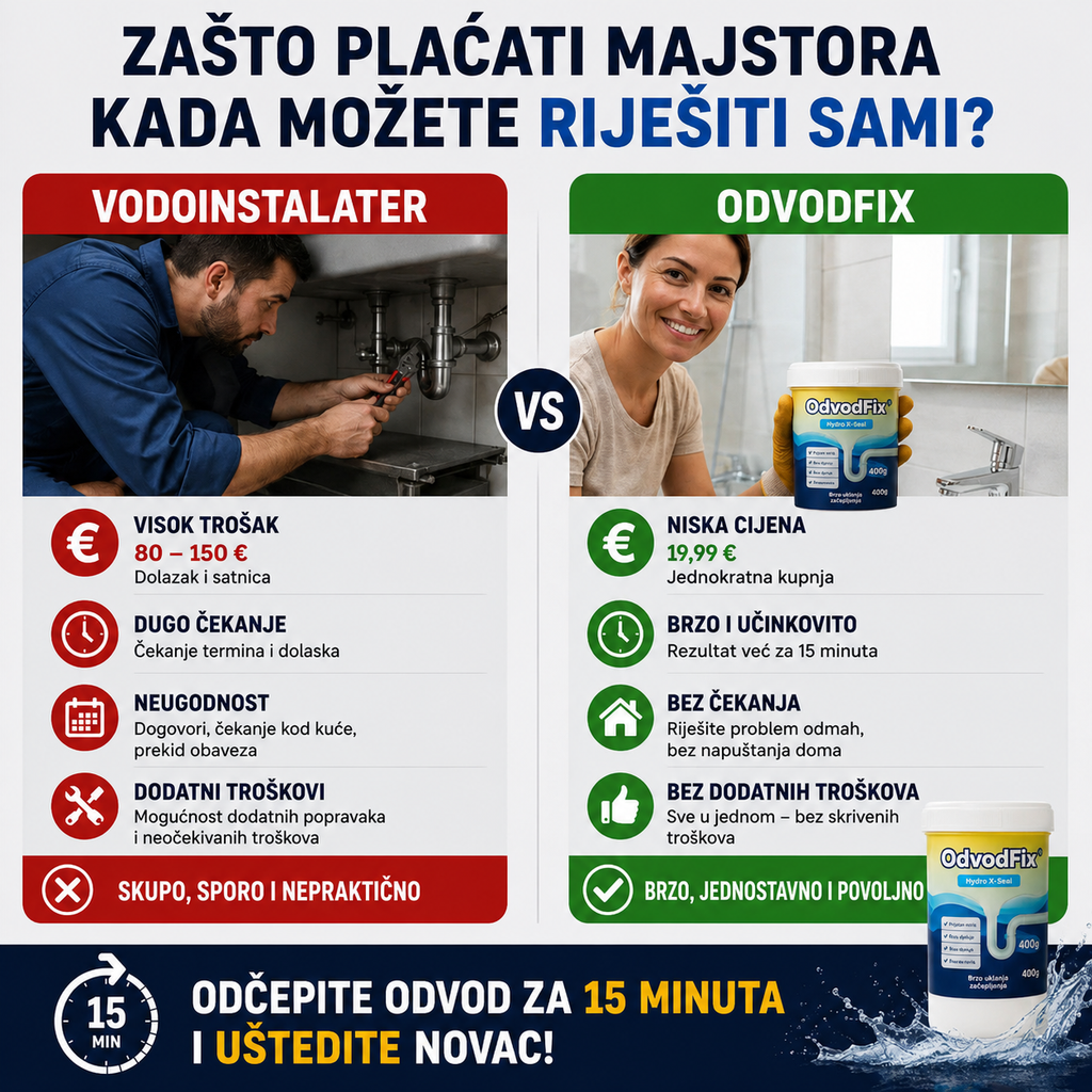 OdvodFix™ – La potente solución para desatascar desagües