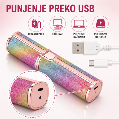 2 u 1 električni trimer za obrve i lice