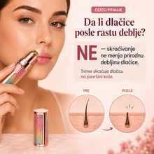 2 u 1 električni trimer za obrve i lice