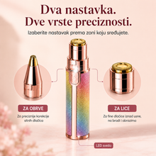 2 u 1 električni trimer za obrve i lice