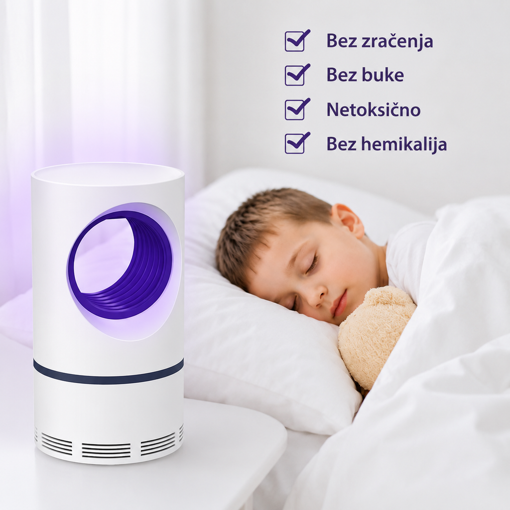 Lámpara UV antimosquitos