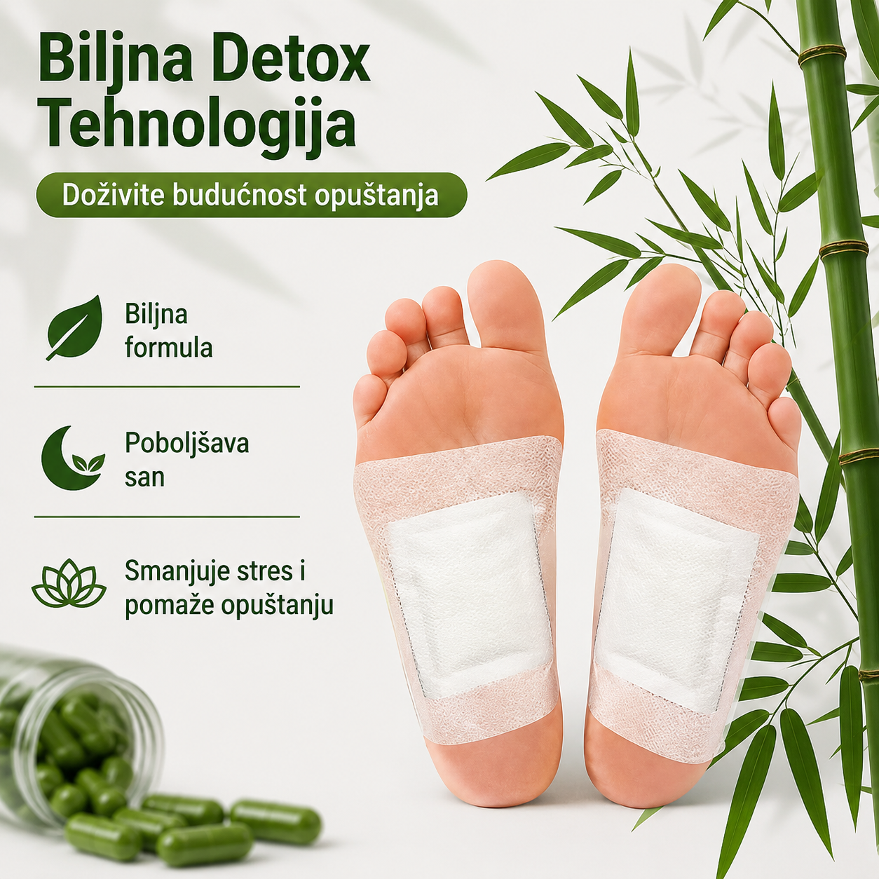 KINOKI flasteri za stopala za opuštanje i osveženje (10 komada)