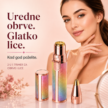 2 u 1 električni trimer za obrve i lice