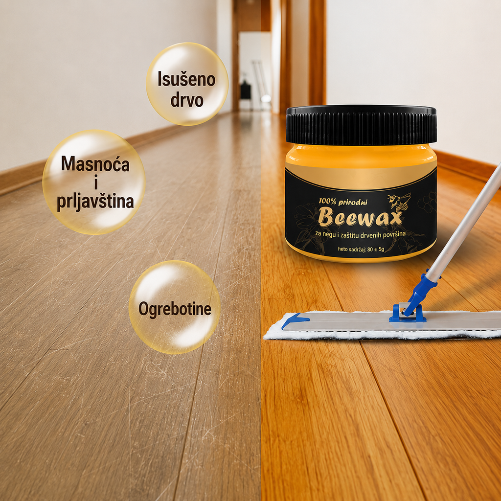 BEEWAX™ - cera de abeja natural para la protección de superficies de madera
