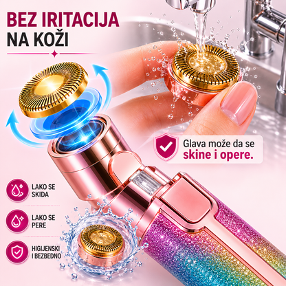 2 u 1 električni trimer za obrve i lice