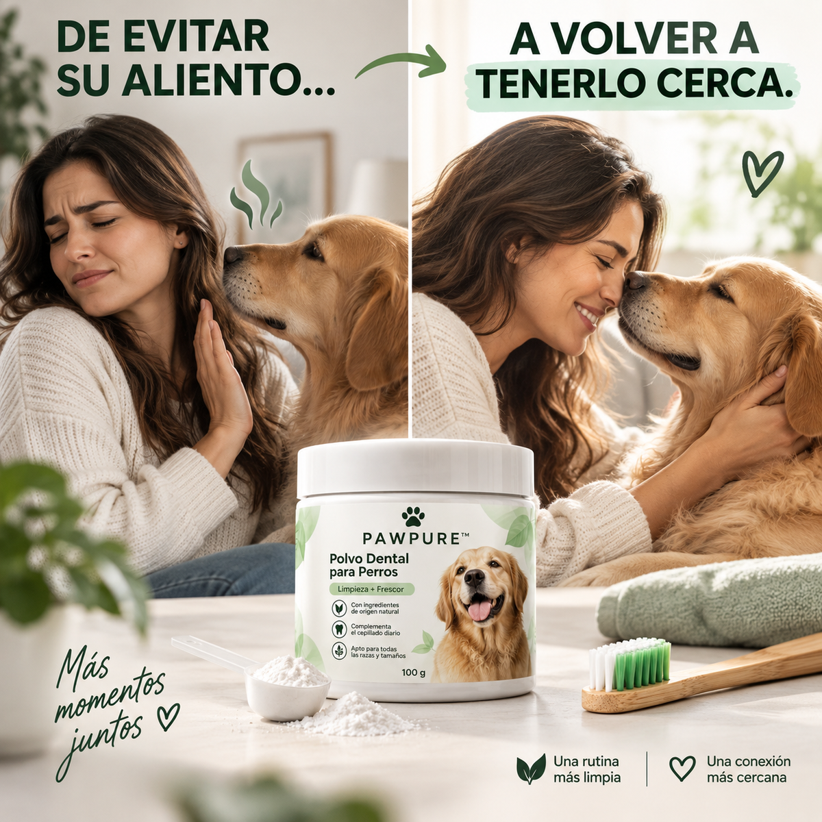 2 x PawPure™ Polvo Dental para Perros