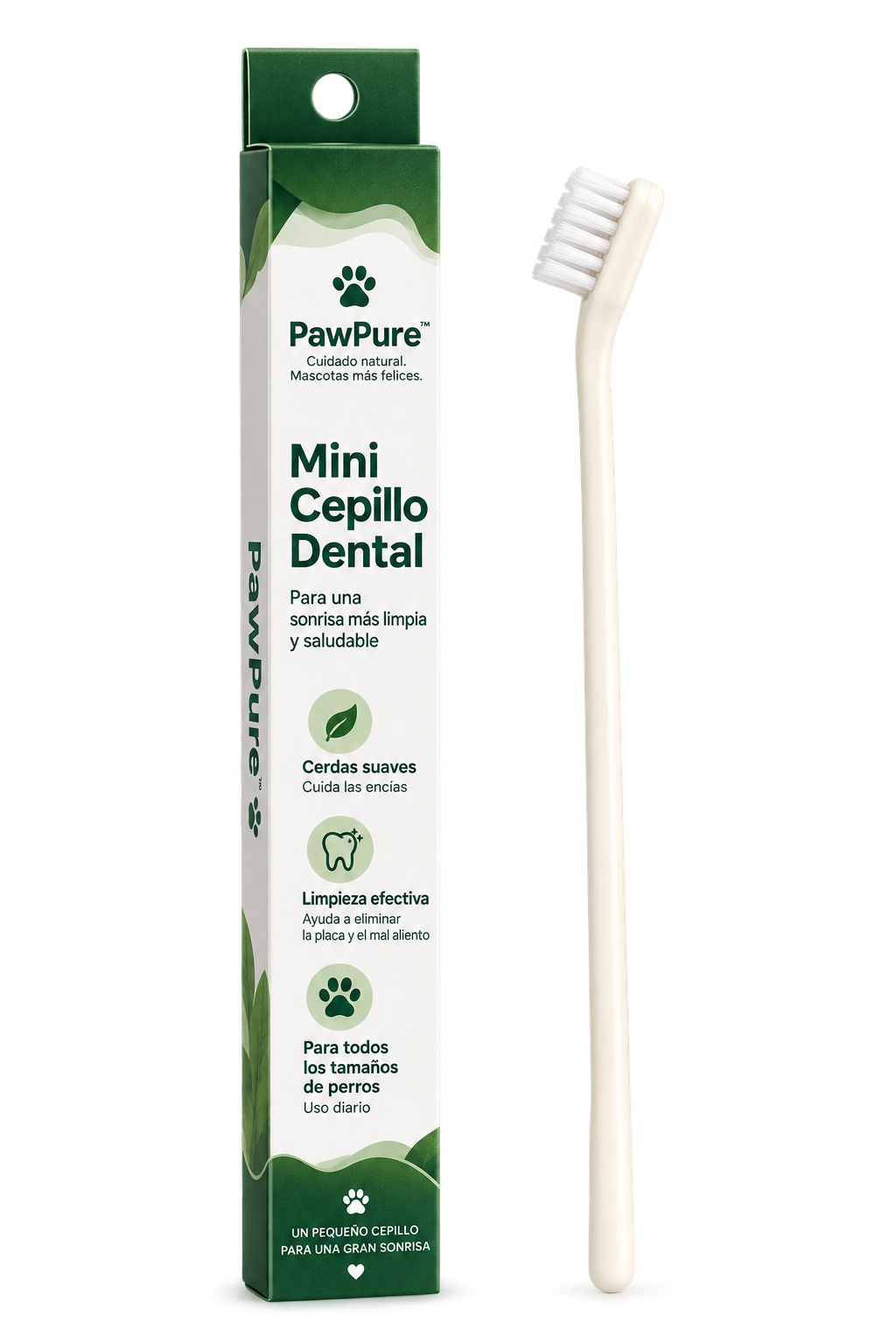 PawPure™ Cepillo Dental Suave